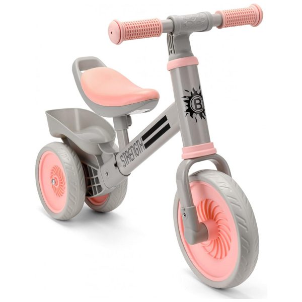 ectqpg8kfnlb0b_0 jpg - Bicicleta sem Pedal com 4 Rodas para Crianças de 2 a 4 Anos, Bakeling, Rosa