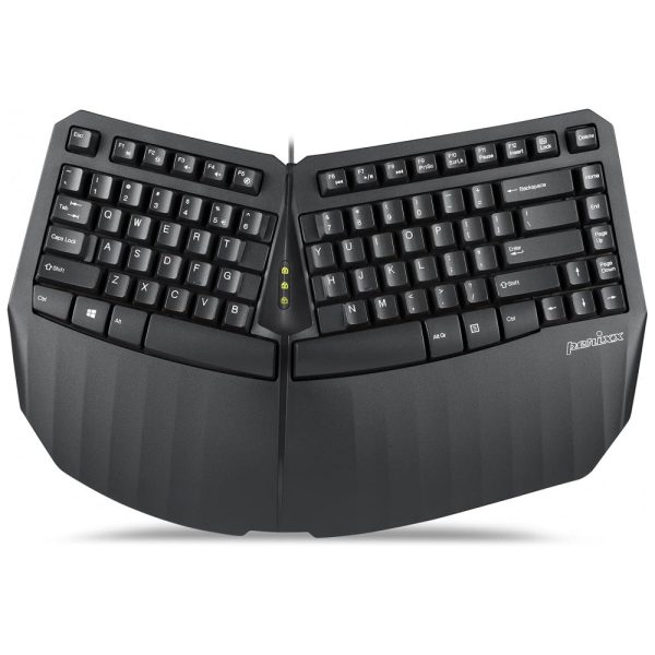 ectqpn2c89290b_0 jpg - Teclado Ergonômico Dividido com Fio Recarregável Reduz a Tensão das Mãos, PERIXX 11798, Preto