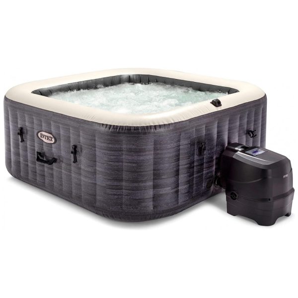 ectqpnyd59j90b_0 jpg - Spa Inflável Hidromassagem para 4 Pessoas com 170 Jatos de Bolhas e Bomba Aquecedora, Intex 28449EP, Cinza