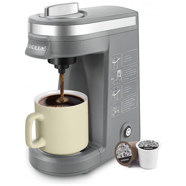 ectqpshy4s580b_0 jpg - Cafeteira Elétrica Expresso para Cápsula 350 mL 800W, 110v, CHULUX CL CM20001, Cinza