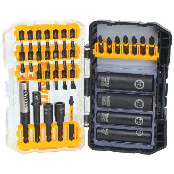 ectqq38lc9g00b_0 jpg - DWA25IR Kit Brocas de Chaves 35 Peças com Estojo, DEWALT DWA25IR, Amarelo