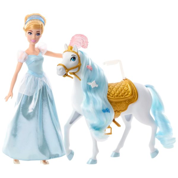 ectqq3bkrjlb0b_0 jpg - Boneca Cinderela com Cavalo e Acessórios de Estilo, Inspirado no Filme da Disney, Mattel