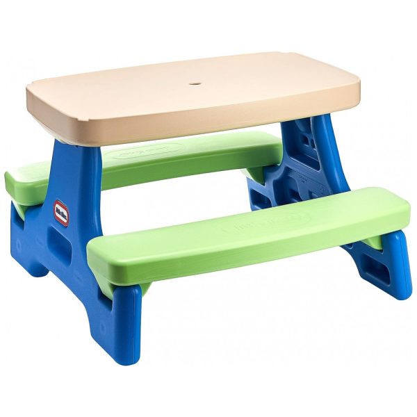 ectqq7bwd0b00b_0 jpg - Mesa Infantil para Picnic com 4 Lugares para Crianças de 2 a 5 Anos, LITTLE TIKES 632952M, Verde