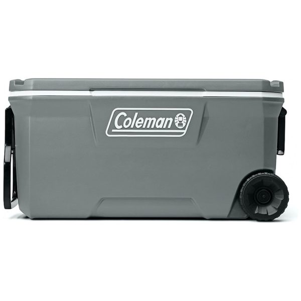 ectqq9jjvml80b_0 jpg - Cooler Caixa Térmica Portátil 100 Litros com Porta Copos e Rodas, COLEMAN 3000006494, Cinza