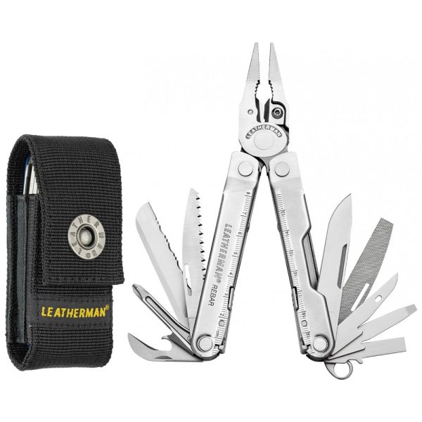 ectqqbiwsk500b_0 jpg - Alicate Multifuncional 17 Funções em Aço Inoxidável com Estojo de Nylon, LEATHERMAN, Prata