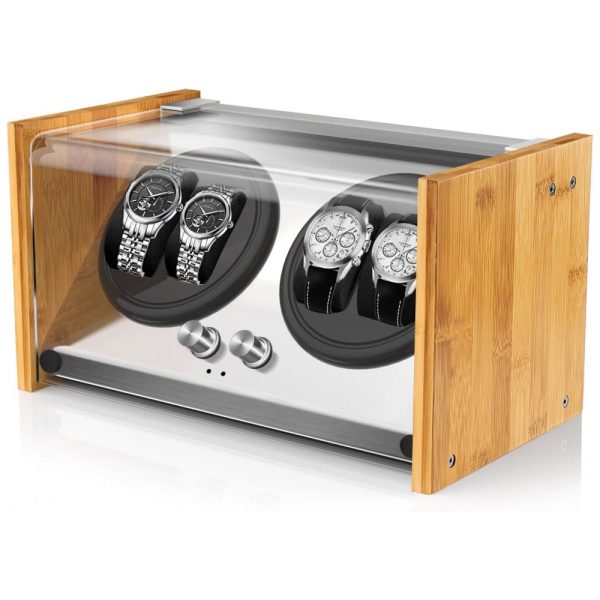 ectqqfzqljc70b_0 jpg - Caixa, Estojo Rotativo Automático para Relógios, 4 Lugares, WATCH WINDER SMITH BAM0B2, Marrom