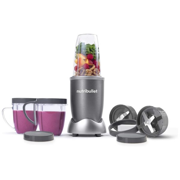 ectqqg0eit700b_0 jpg - Liquidificador para Vitaminas com 12 Peças, Copo 700 e 500 ml, 110V 600W, NUTRIBULLET NBR 1201, Cinza