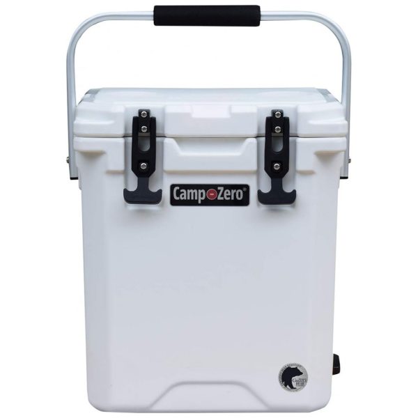 ectqqh2lh2780b_0 jpg - Cooler Térmico Portátil 16 Litros com Alça e Porta Copos, CAMP ZERO, Branco