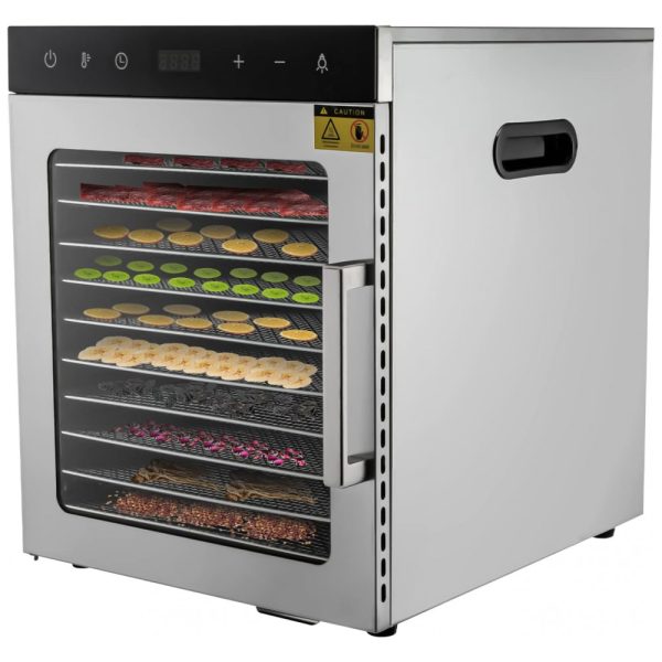 ectqqlk1tvlb0b_0 jpg - Desidratador de Alimentos Profissional com 10 Bandejas, Aço Inoxidável, 110V 800W, LOYALHEARTDY