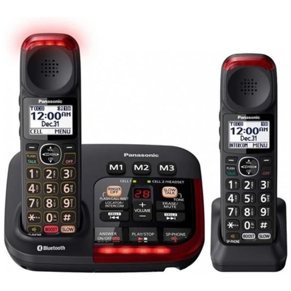 ectqqsf6w5x90b_0 jpg - Telefone sem Fio Bluetooth com Identificador de Chamadas por Voz, Inclui o Telefone Adicional KXTGMA44B, Panasonic KXTGM430B