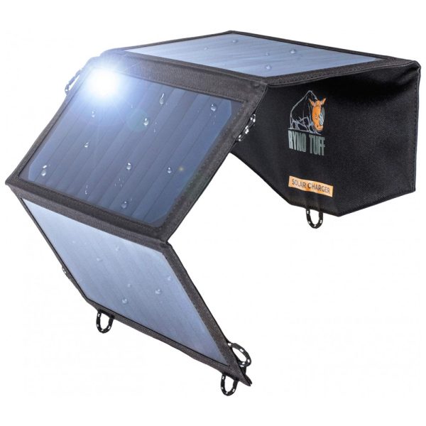 ectqqtzqg7870b_0 jpg - Painel Solar, Carregador portátil dobrável, com 2 saídas USB, 21W, 12V, 1 unidade, RYNO TUFF 4336233886, Azul