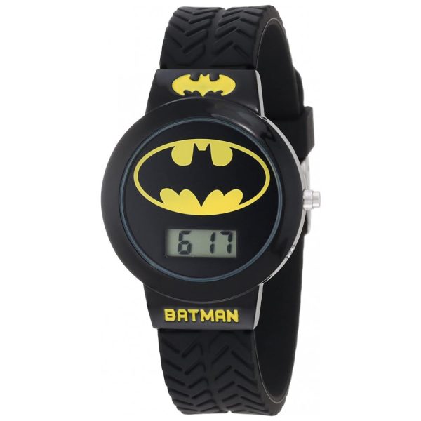 ectqqw1u4s900b_0 jpg - Relógio de Quartzo Digital para Crianças de 5 até 15 Anos, Accutime Batman, Preto