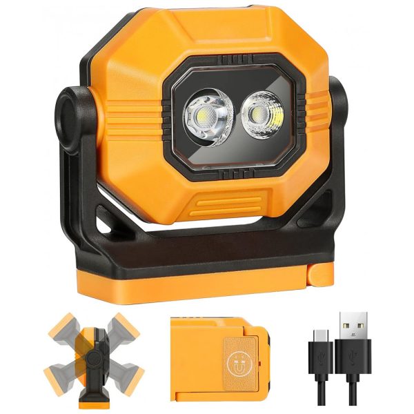 ectqqyrtcj990b_0 jpg - Lanterna Luz de Trabalho LED Portátil Recarregável a Prova d, EASYMAXX, Amarelo