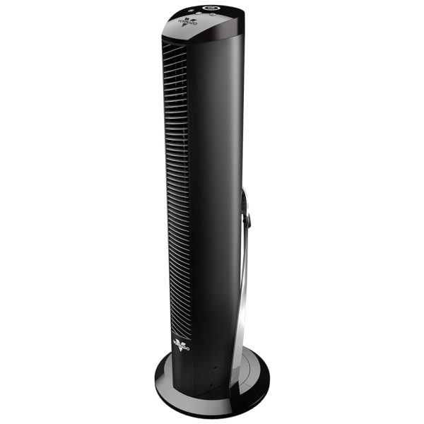 ectqqyvk8w180b_0 jpg - Ventilador de Torre Oscilante com Controle Remoto e 3 Velocidades, 110V 34W, Vornado OSCR32, Preto