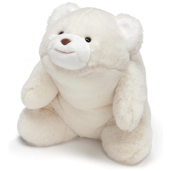 ectqs94yws870b_0 jpg - Pelúcia Urso Snuffles para Crianças Maiores de 1 Ano, GUND 4060741, Branco