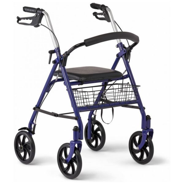 ectqs9qw53n80b_0 jpg - Andador Adulto Idoso com Apoio de Braço, Assento Acolchoado e Cesto, Suporta até 136 kg, Roxo, MEDLINE MDS86860EBS8, Violeta