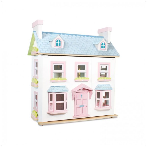 ectqsbx9dv000b_0 jpg - Casa de Bonecas em Miniatura de Madeira para Crianças de 3 Anos ou Mais, Le Toy Van, Branco