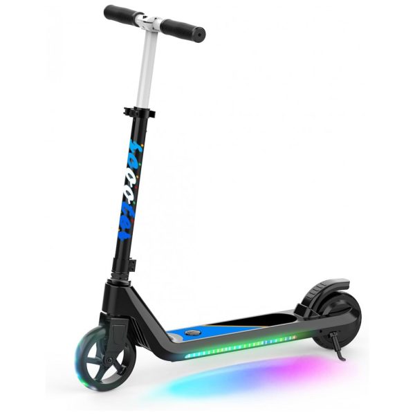 ectqsc3mq8kb0b_0 jpg - Patinete Elétrico para Crianças de 6 a 10 anos com Luzes LED, Peso Max 50kg, LINGTENG, Preto