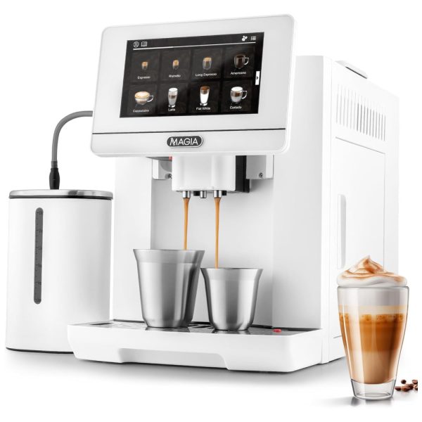 ectqsg3zn9tc0b_0 jpg - Máquina de Café Expresso Super Automática 19 Bar com Vaporizador de Leite, Moedor Embutido, Display LCD, 19 Receitas e 10 Perfis, 110V, Zulay Kitchen, Branca