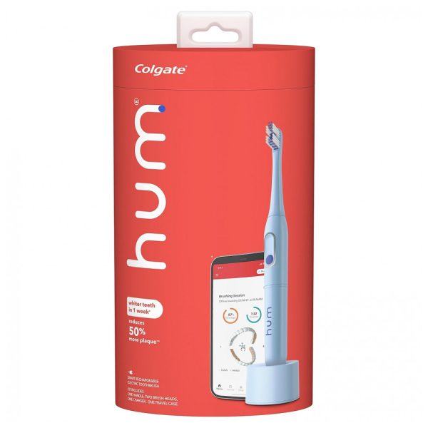 ectqshfpbf980b_0 jpg - hum by Escova de Dentes Elétrica e Recarregável com Estojo de Viagem, Roxa, COLGATE CN08172A, Violeta