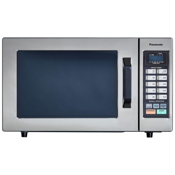 ectqshvpsg500b_0 jpg - Micro ondas 22 Litros Multifuncional de Aço Inoxidável, 1000W, 110v, PANASONIC NE 1054F, Prateado