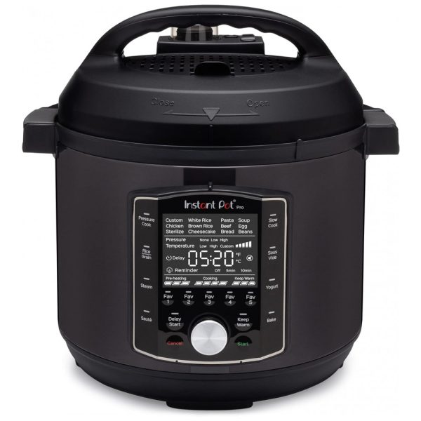 ectqshwk2qp80b_0 jpg - Pro Panela de Pressão Elétrica 10 em 1 Programável, Capacidade 5.6L, 1200W, 110V, Instant Pot Pro, Preto