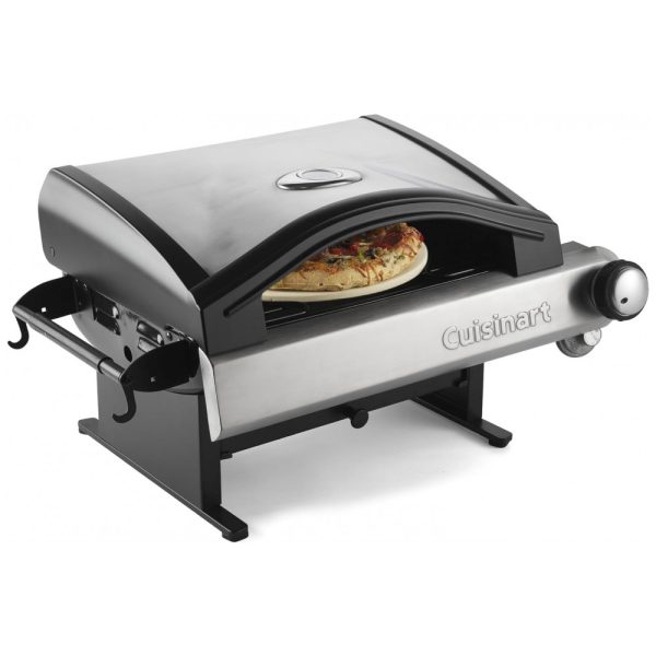 ectqst2ghgm00b_0 jpg - Forno de Pizza a Gás Portátil 15000BTU, CUISINART CPO 600, Prateado