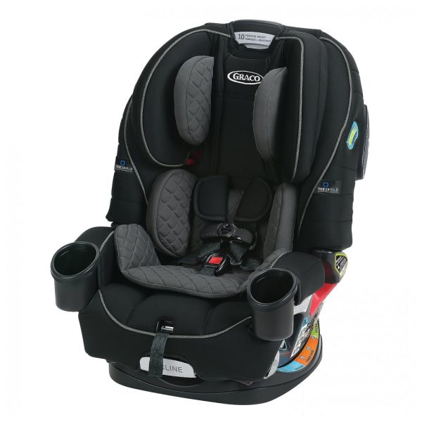 ectqtbb633c70b_0 jpg - Cadeira de Bebê para Carro 4Ever 4 em 1 com 10 Posições Ajustáveis, 2 a 54 kg, GRACO 1992117, Preto