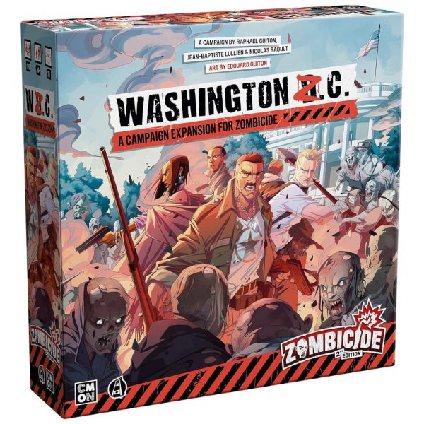 ectqtftc92z80b_0 jpg - Jogo de Estratégia Zombicide 2Edição WashingtonZC, 1 a 6 Jogadores, Para Maiores de 14 Anos, CMON GUGZCD002, Vermelho