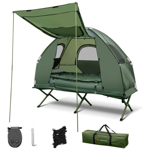 ectqtkqbbr580b_0 jpg - Barraca Suspensa Portátil para Acampamento, Camping, NIGHTCORE, Verde