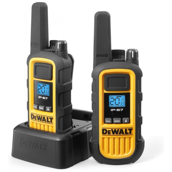 ectqtlcgd2j70b_0 jpg - Kit 2 Rádio Walkie Talkie 2W Bidirecionais de Longo Alcance e Recarregável, DEWALT DXFRS800