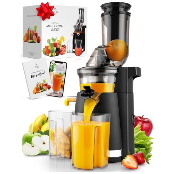 ectqtp5l3j3c0b_0 jpg - Centrifuga de Frutas com Motor Silencioso e Função Reversa, 110V 250W, Zulay Kitchen, Preta