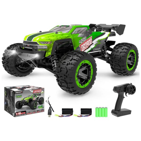 ectqtsl5kd1b0b_0 jpg - Carro de Controle Remoto Off Road de Alta Velocidade até 48 Km h, EXHOBBT, Verde