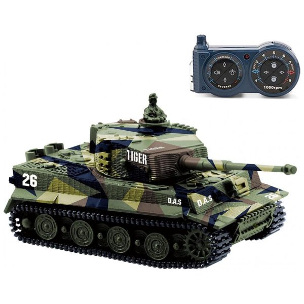 ectqu7g2cui00b_0 jpg - Carrinho de Controle Remoto Tanque de Guerra Exército, Giratória 360, Recarregável, Camuflado, CHEERWING, Verde