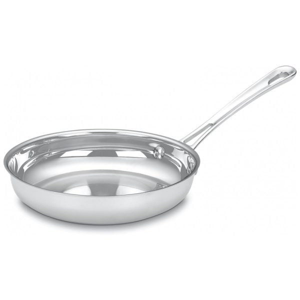 ectquz33tc300b_0 jpg - Frigideira Antiaderente Profissional em Aço Inoxidável, Cuisinart Contour