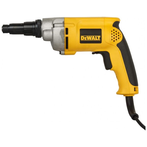 ectqv3hr40000b_0 jpg - Parafusadeira 6. com Controle de Torque, Velocidade Variável e Reversível, 220v, DEWALT DW269, Amarelo