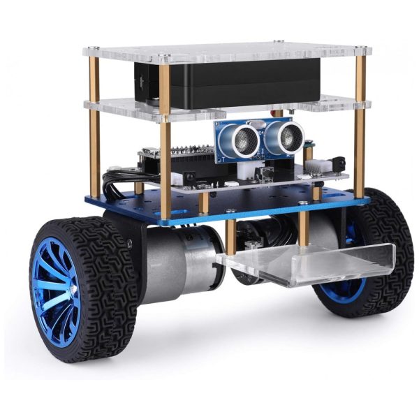 ectqv77hjwq70b_0 jpg - Kit de Construção Carro Robô Inteligente com Equilíbrio Automático para Crianças, ELEGOO, Azul