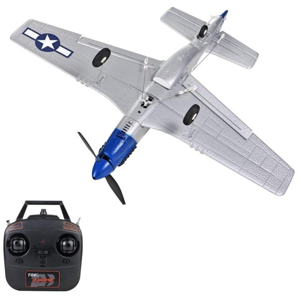 ectqvh3ckwhb0b_0 jpg - Avião de Controle Remoto com Acessórios e 6 Eixos Gyro para Adultos e Crianças, GoolRC, Prata e Azul