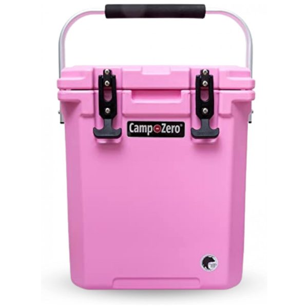 ectqvk1zjygb0b_0 jpg - Cooler Térmico Portátil 16 Litros com Alça e Porta Copos, CAMP ZERO, Rosa