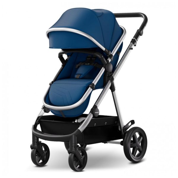 ectqvlkdtk390b_0 jpg - Carrinho de Bebê para Passeio 2 em 1 com Modo Berço e Compatível com Assento de Carro Infantil, Mompush, Azul