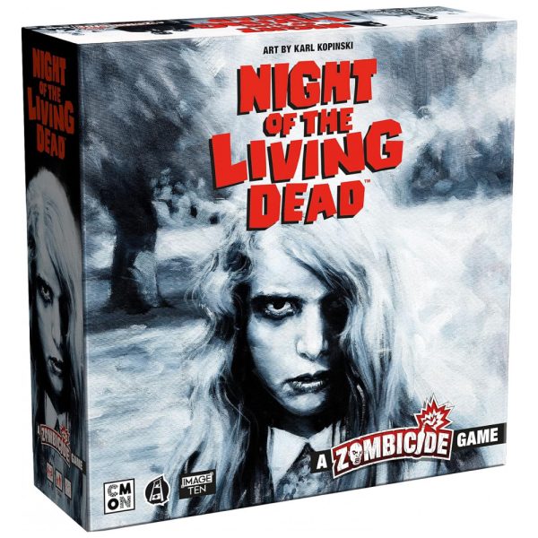 ectqvlp6kdl80b_0 jpg - Jogo de Estratégia Zombicide Night of The Living Dead 1 a 6 Jogadores, Para Maiores de 14 Anos, CMON NLD001, Vermelho