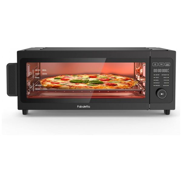 ectqvm6v8g3b0b_0 jpg - Forno Elétrico 10 em 1, 17L com Painel Digital e 5 Acessórios, 110V 1800W, FABULETTA, Preto