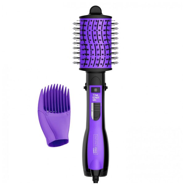 ectqvw9xrd480b_0 jpg - Escova Rotativa Modeladora com 1 Acessório, 1000W, Roxa, 110v, CONAIR BC116R, Violeta