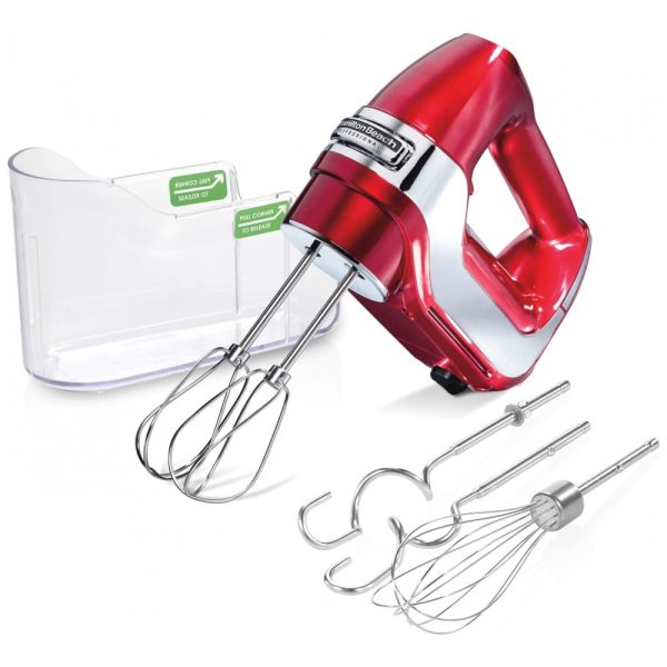 ectqw1lhg5l70b_0 jpg - Batedeira Profissional com 5 Velocidades, 120W, 110v, HAMILTON BEACH PROFESSIONAL 62653, Vermelho