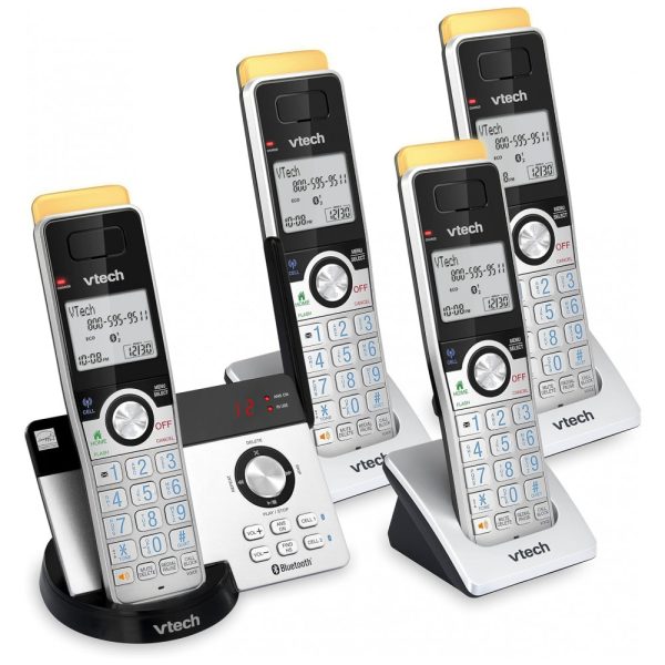 ectqw2cz29290b_0 jpg - Telefone sem Fio com Secretária Eletrônica e Bloqueio de Chamada, 4 Unidades, VTECH IS8121 4, Prateado