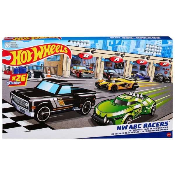 ectqwchp41nb0b_0 jpg - Conjunto de 26 Carrinhos ABC Racers, Escala 1 64 com Letras do Alfabeto Ideal para Aprender a Soletrar e Ler de Forma Divertida, Hot Wheels