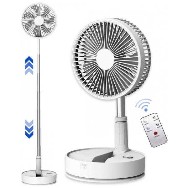 ectqwf8xkr3b0b_0 jpg - Ventilador de Mesa com 4 Velocidades e Inclinação Ajustável, 110v, UN UNITEDTIME, Branco