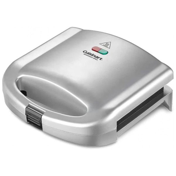 ectqwfkmbb780b_0 jpg - Sanduicheira, capacidade de 2 sanduíches, 650 W, prata, 110v, CUISINART WM SW2N1, Prateado