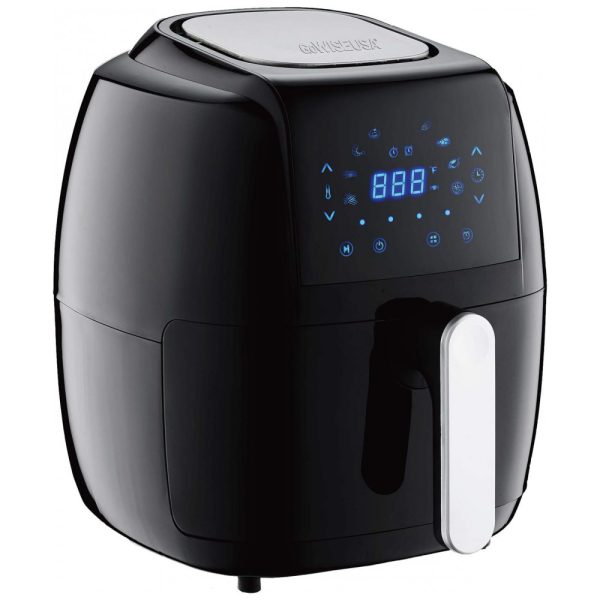 ectqwnfg1pj70b_0 jpg - Fritadeira Elétrica AirFryer 4,7L com Painel Digital e Livro de Receitas, 110V, GOWISE USA GW22921 S, Preto