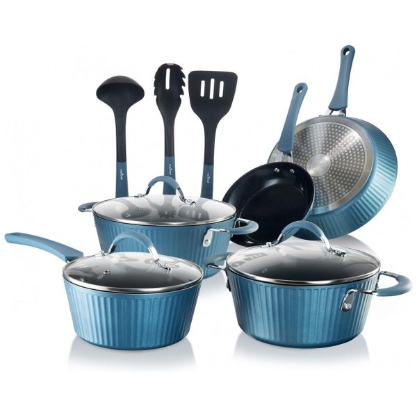 ectqwq2qjk480b_0 jpg - Conjunto de Panelas com Revestimento Antiaderente Espátulas Incluídas, 11 Peças, NUTRICHEF NCCW11BL, Azul